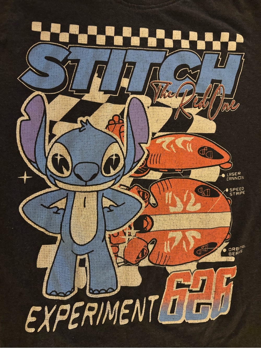 Disney Y2K vintage inspired Lilo racing shirt SzM